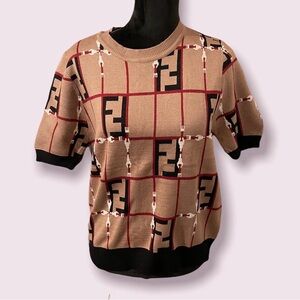 Logo Patterned Sweater